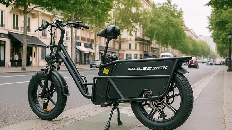 cargo ebike, electric cargo bike, 750W ebike, delivery ebike, long range cargo bike, POLEEJIEK BLJ-DC008, urban logistics bike, fleet-ready ebike